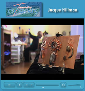 Dickson Gallery artist Jacque Hillman featured on Tennessee Crossroads